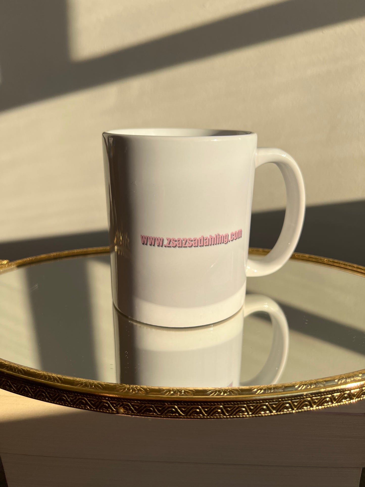 Zsa Zsa Dahling Original Unique New “Palm Springs, Dahling” Mug - Pink