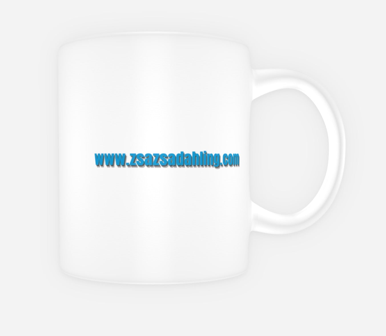 Zsa Zsa Dahling Original Unique New “Palm Springs, Dahling” Mug - Blue