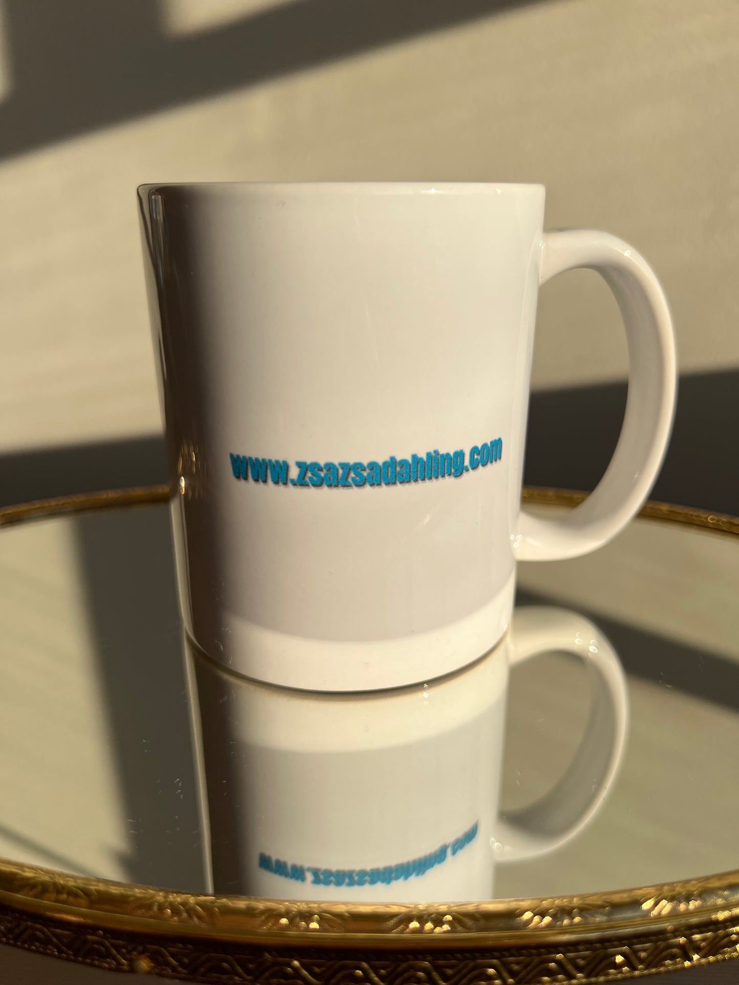 Zsa Zsa Dahling Original Unique New “Palm Springs, Dahling” Mug - Blue