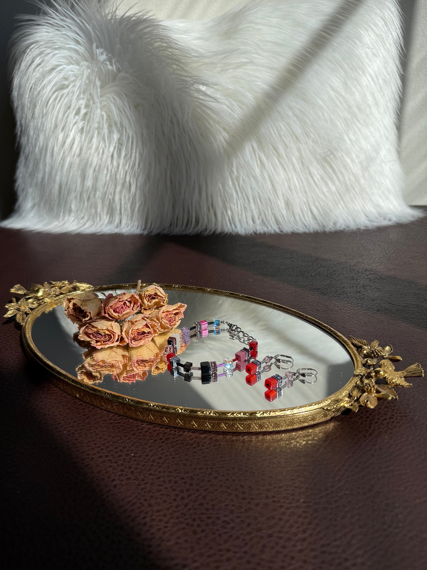 CoEur De Lion Geo Cube Red Bracelet in Original Box