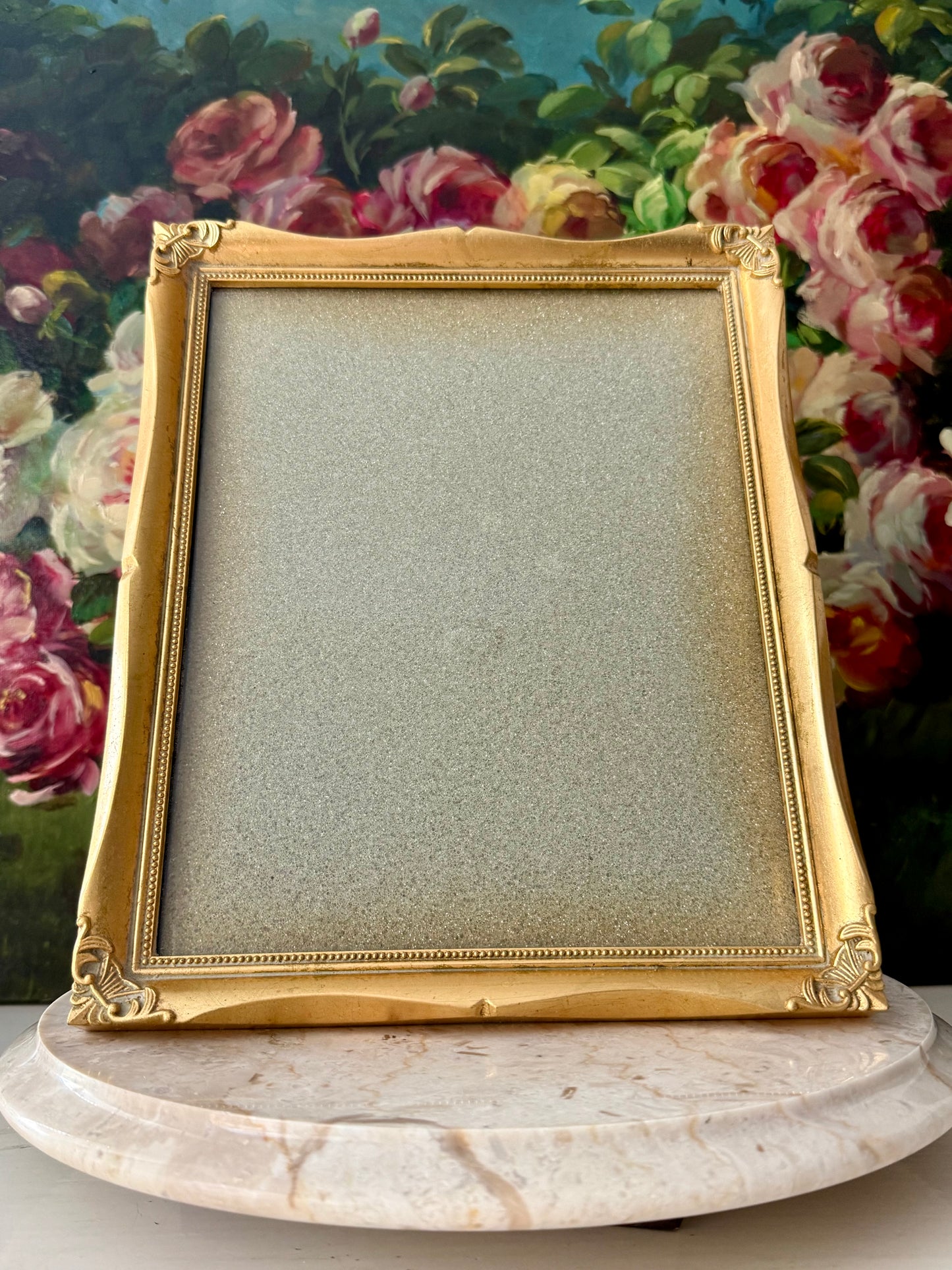 Vintage Connoisseur Gilded Ornate Photo/ Picture Frame From the Estate Sale of Miriam Parkes in Beverly Hills
