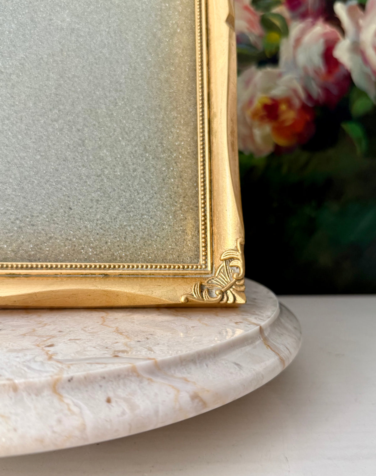 Vintage Connoisseur Gilded Ornate Photo/ Picture Frame From the Estate Sale of Miriam Parkes in Beverly Hills
