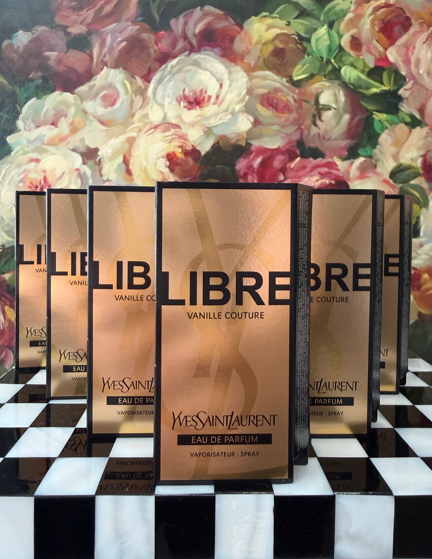10 Pack YSL Yves Saint Laurent All New YSL Libre Vanille Couture EAU DE PARFUM Samples - Made in France