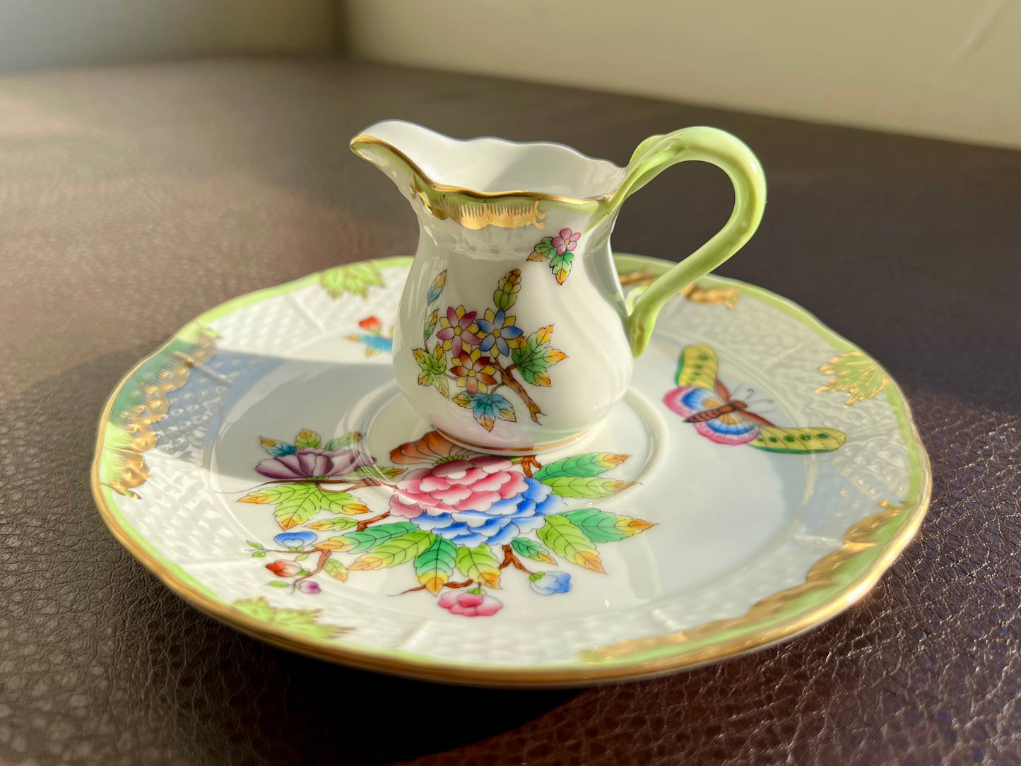 Herend Vintage Queen Victoria Miniature Porcelain Creamer (2 oz)