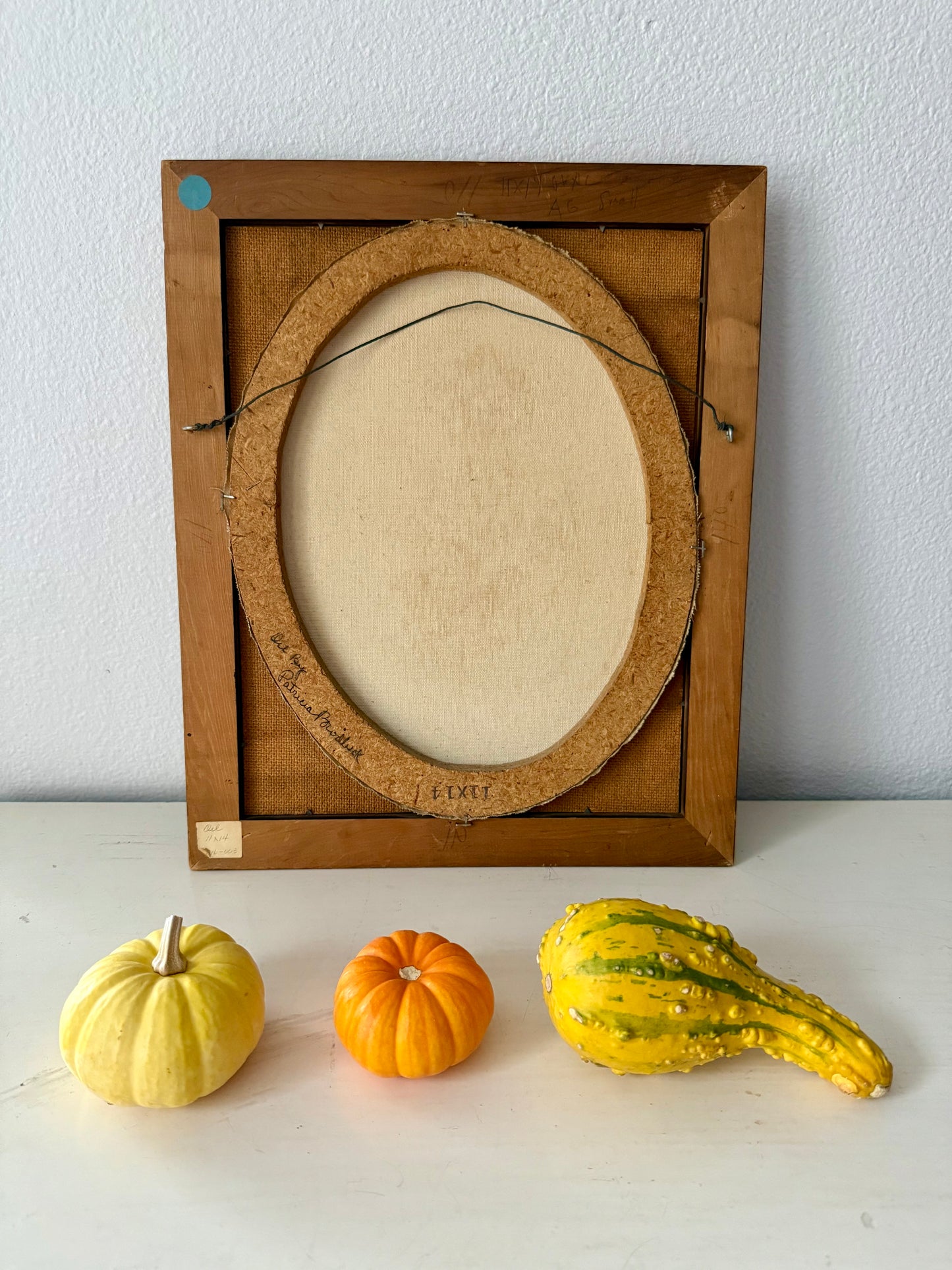 Vintage Oil Painting Red Roses on Canvas in Wooden Frame Signed by the Artist