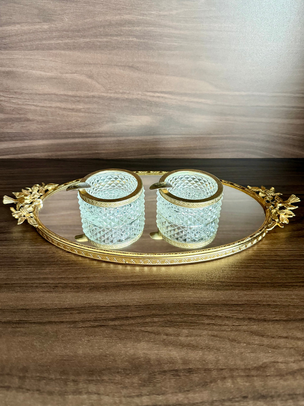 Antique Crystal Cut Glass Empire French Style Ashtrays - This price is only for one item!
