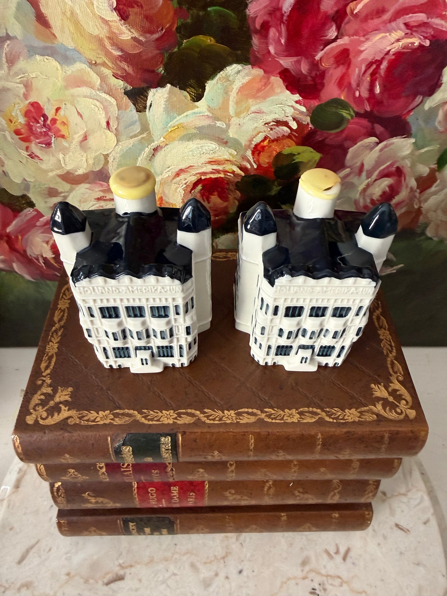 KLM Delft Blue Miniature Vintage Porcelain Dutch Houses - Nr. #97 (2 pc) - This price is only for one product!