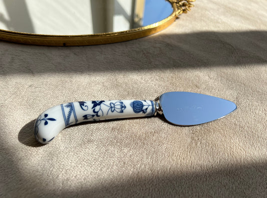 Mini BLUE DANUBE Cake Server, Sheffield England