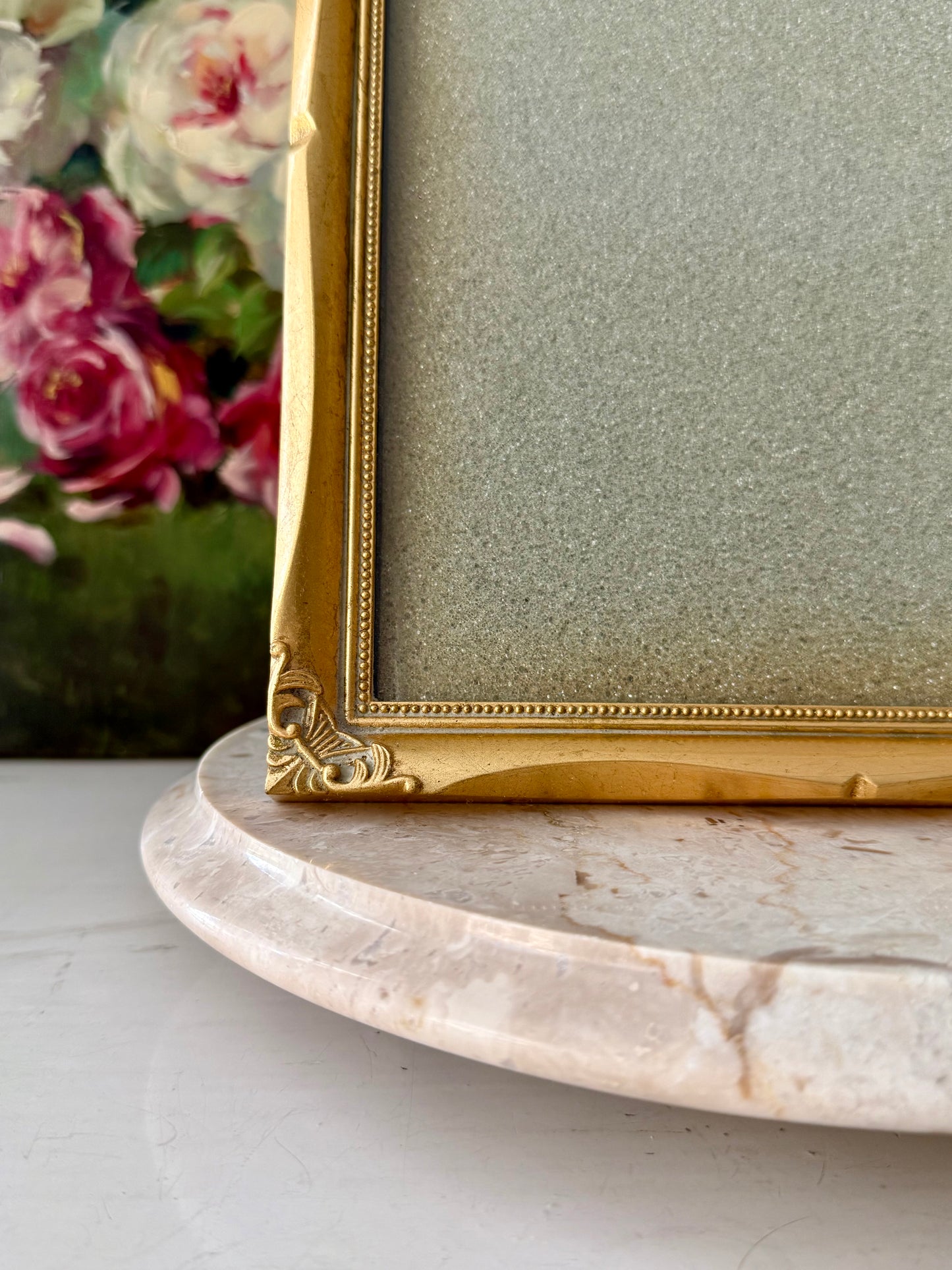Vintage Connoisseur Gilded Ornate Photo/ Picture Frame From the Estate Sale of Miriam Parkes in Beverly Hills