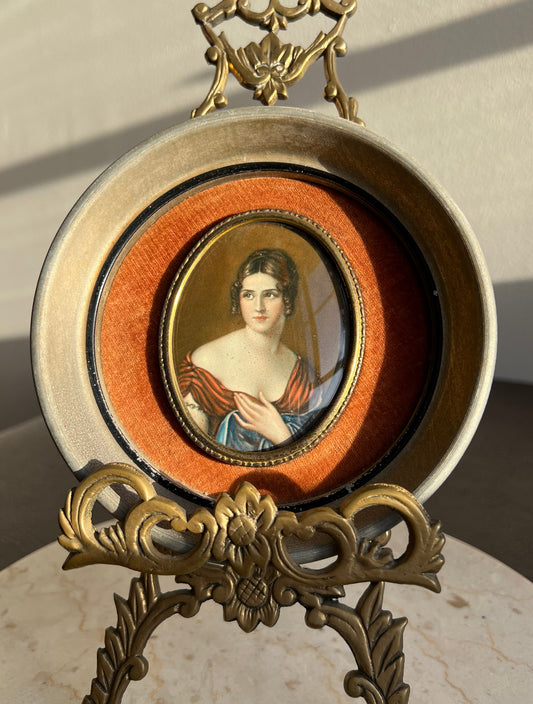 Cameo Creation Wall Art Decor Vintage Print Picture Lady Pauline Bonaparte by Salomon G. Counis