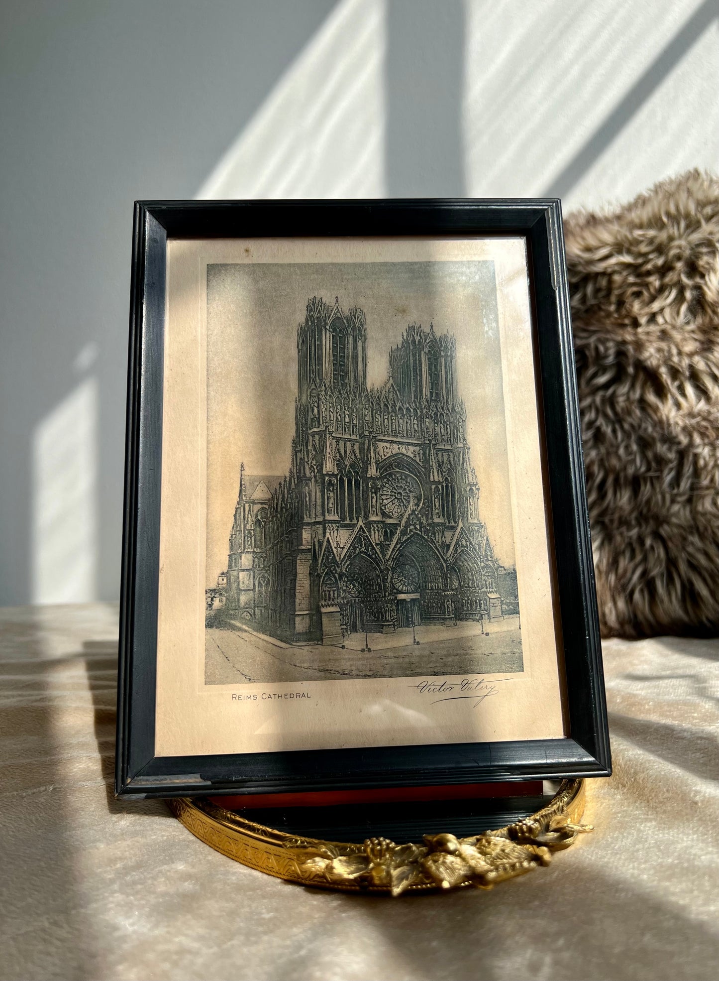 Victor Valery Reims Cathedral Framed Print