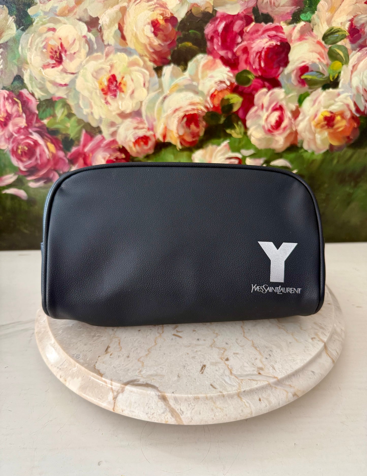 YSL, Yves Saint Laurent Y Eau de Parfum Gift Set, with Two Perfume Samples, a Shower gel, and Matching Pouch