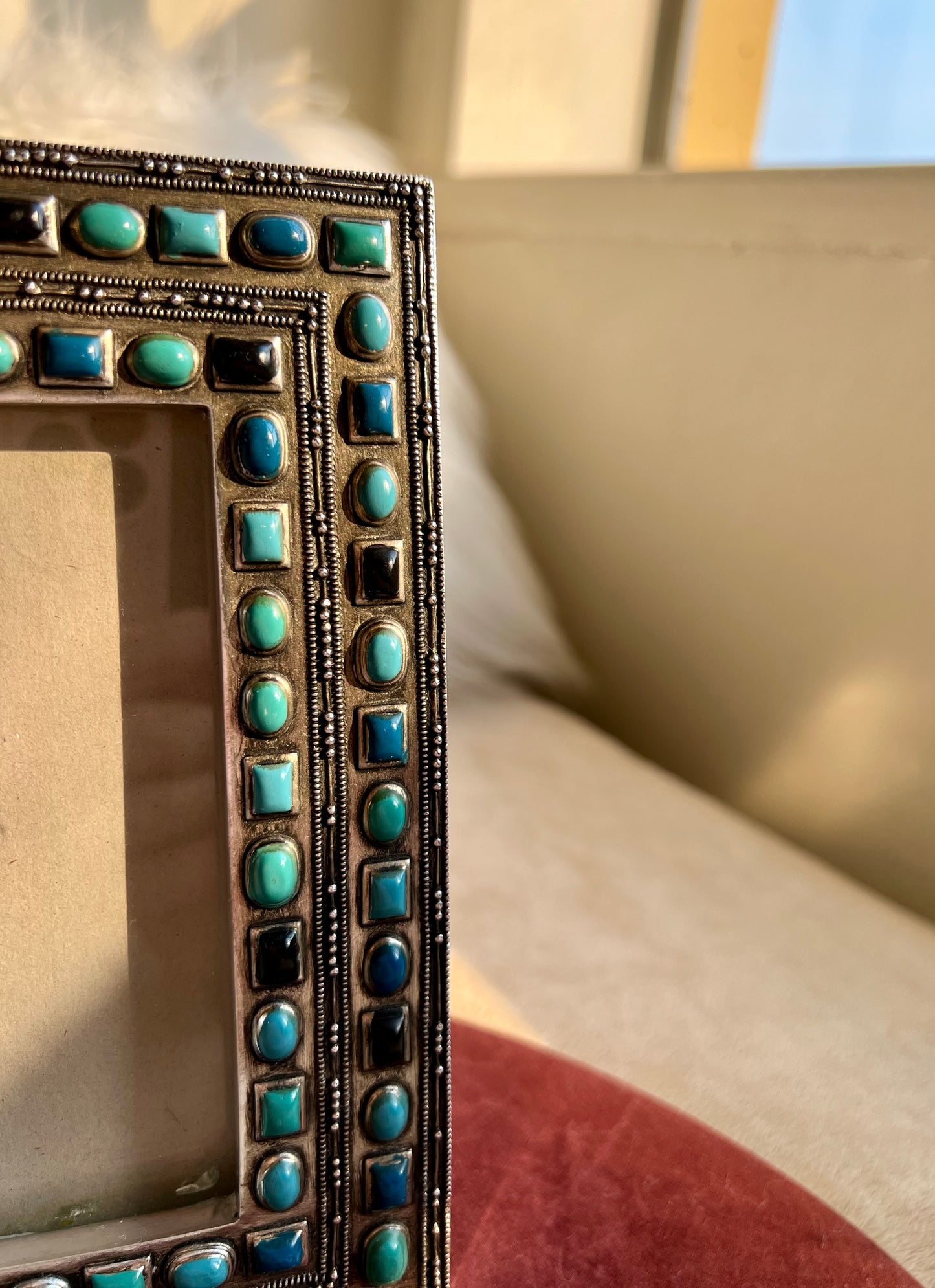 RAJ Blue Stones Picture Frame