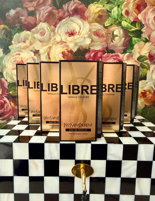 10 Pack YSL Yves Saint Laurent All New YSL Libre Vanille Couture EAU DE PARFUM Samples - Made in France