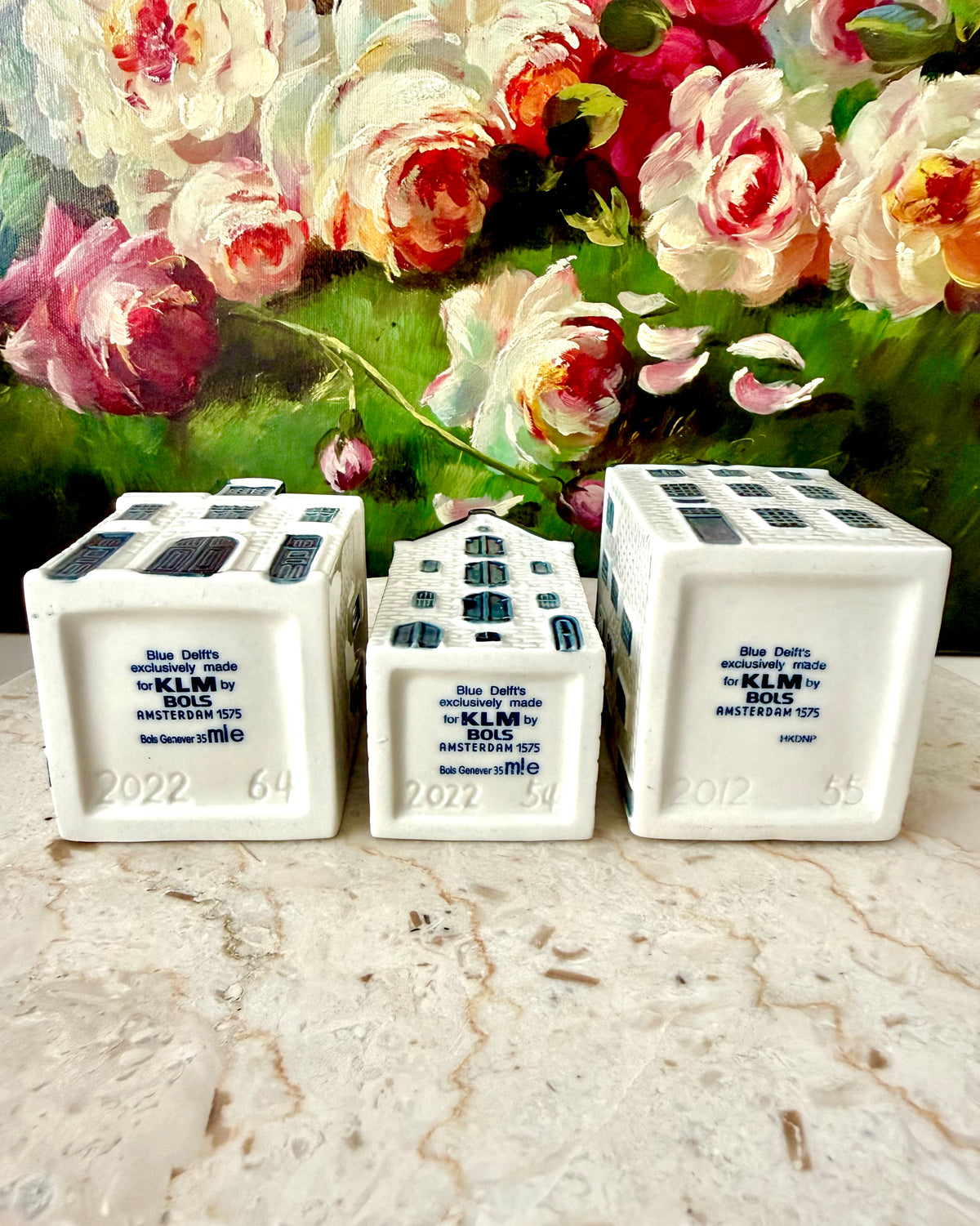 KLM Delft Blue Miniature Vintage Porcelain Dutch House - Nr. #54, #55, #64 - This price is only for one product!