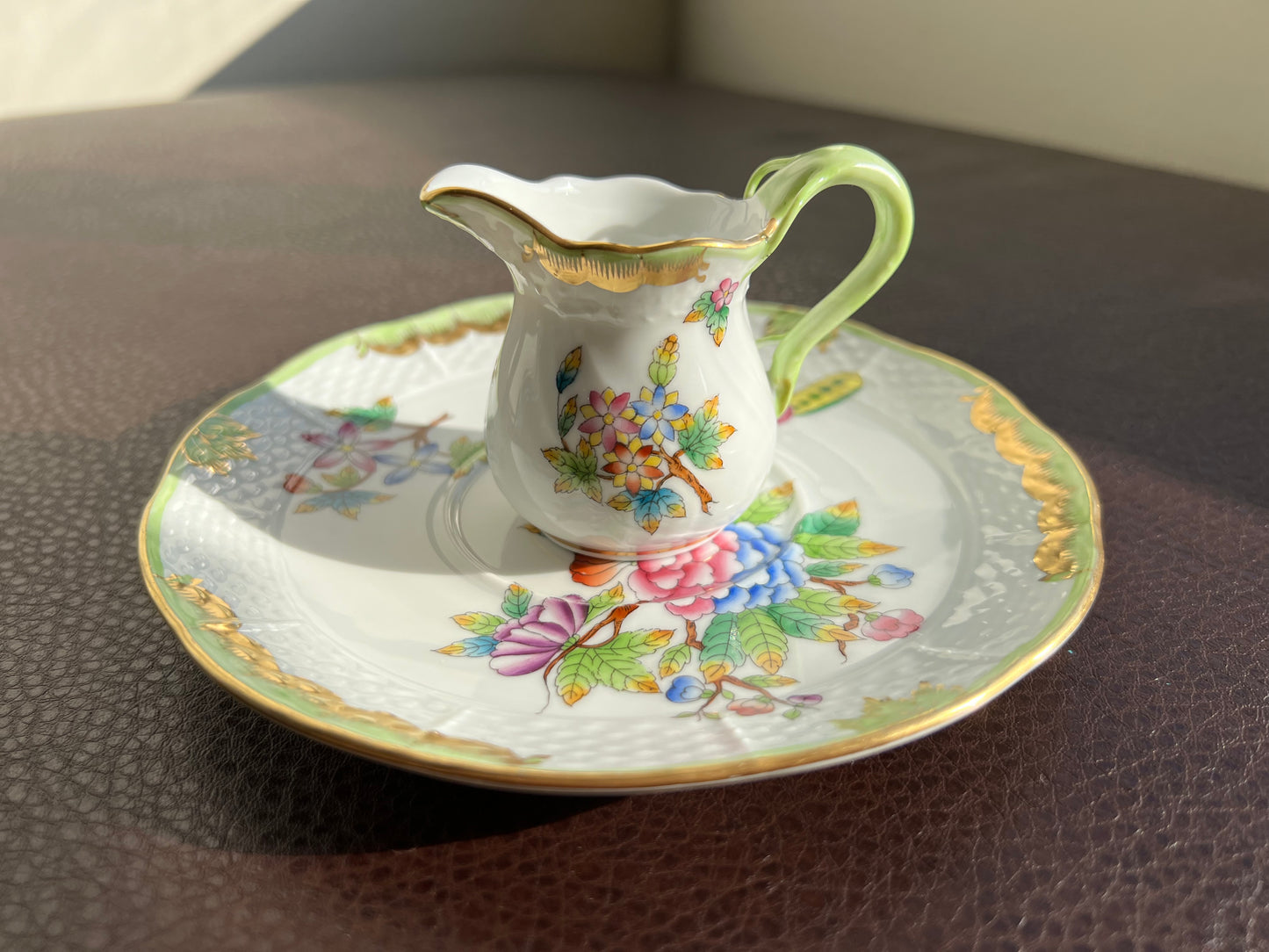 Herend Vintage Queen Victoria Miniature Porcelain Creamer (2 oz)