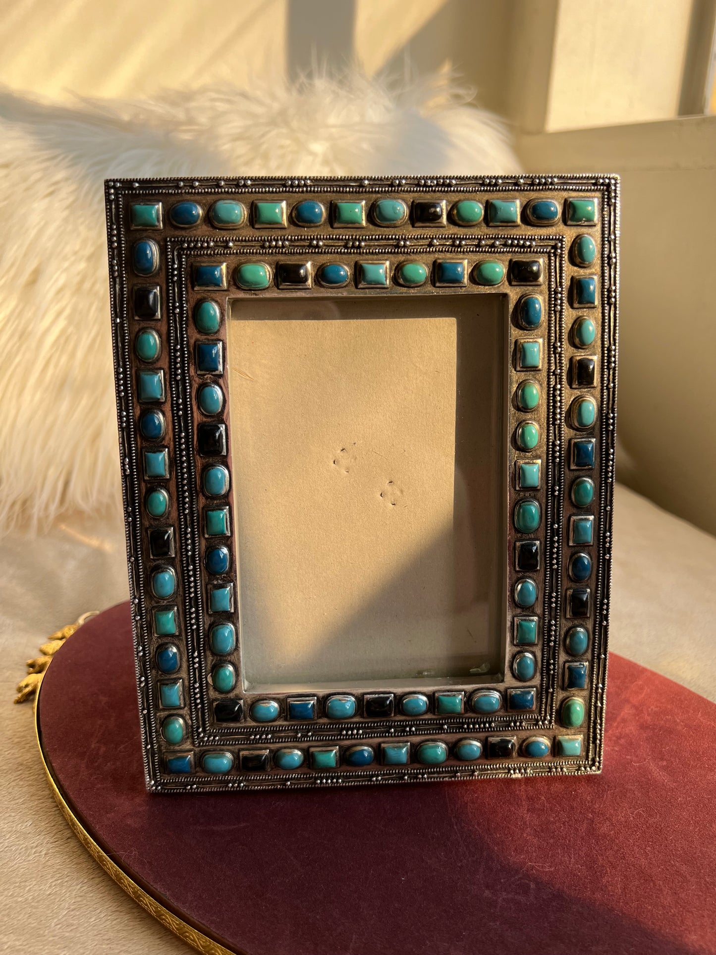 RAJ Blue Stones Picture Frame