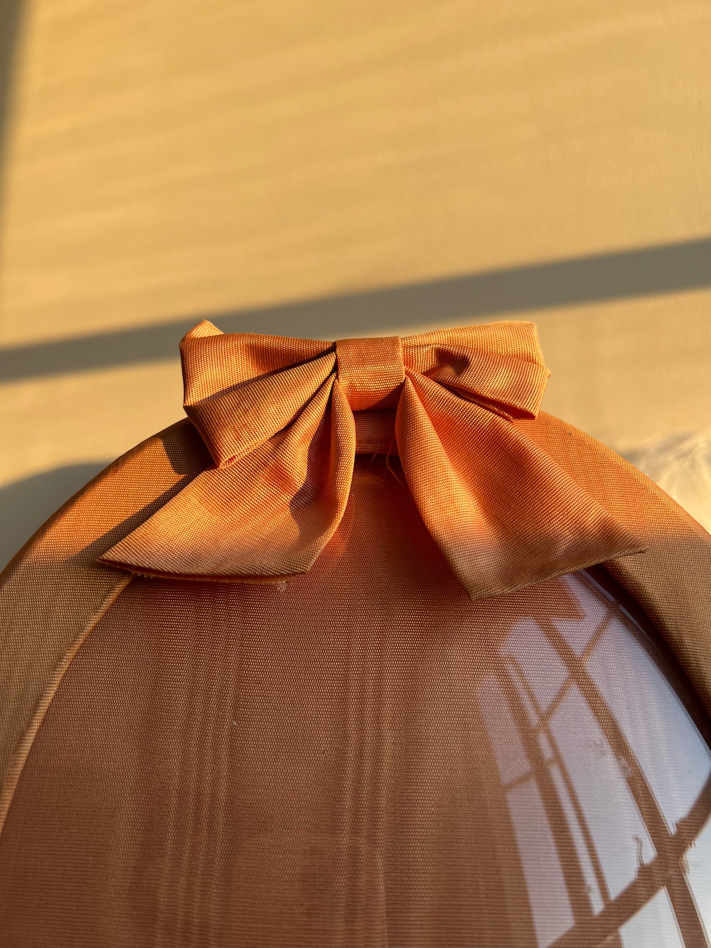 Elegant Pink Silk Style Material - coated Vintage Photo/ Picture Frame with Bow