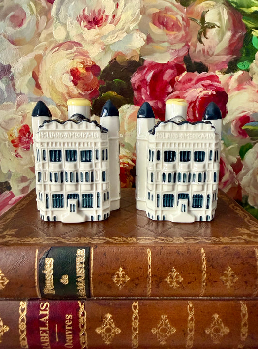 KLM Delft Blue Miniature Vintage Porcelain Dutch House (1 pc) - Nr. #97 - This price is only for one product!