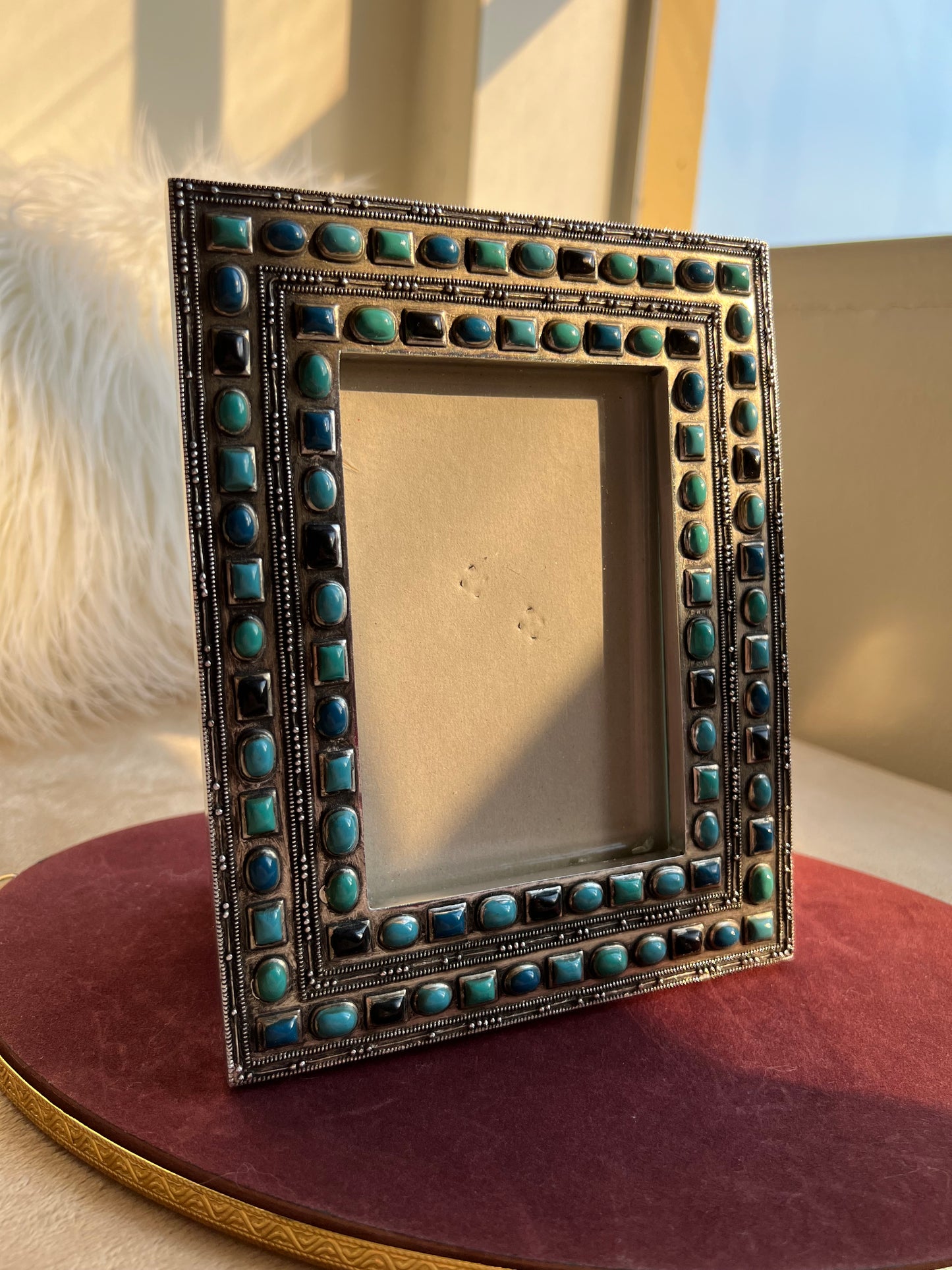 RAJ Blue Stones Picture Frame