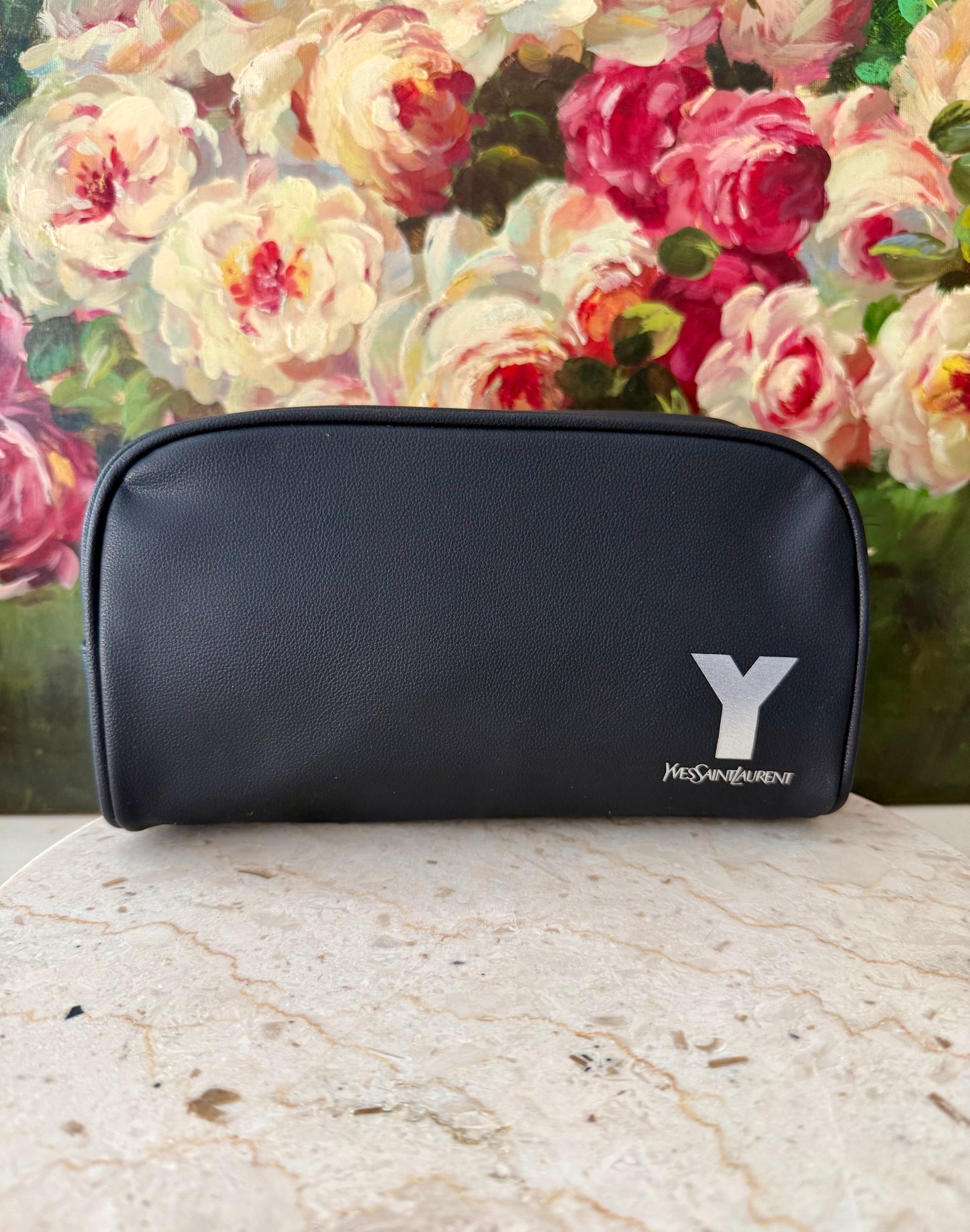 YSL, Yves Saint Laurent Y Eau de Parfum Gift Set, with Two Perfume Samples, a Shower gel, and Matching Pouch