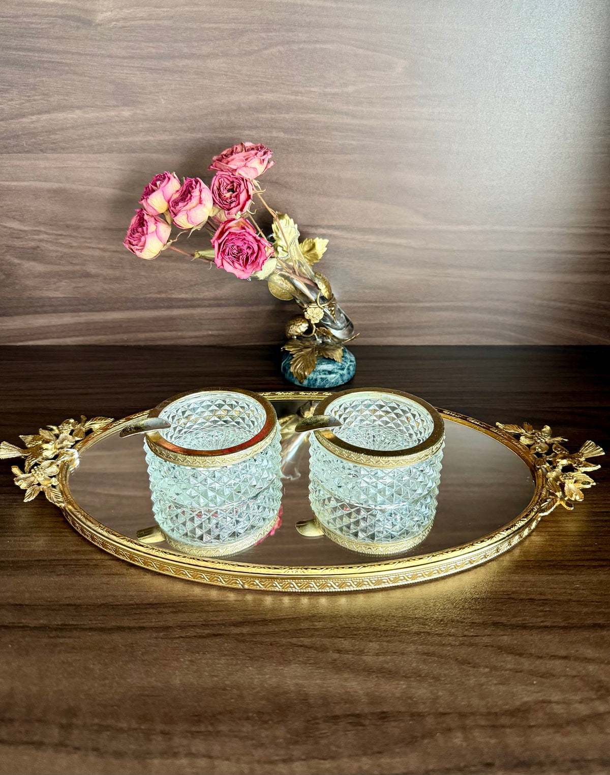 Antique Crystal Cut Glass Empire French Style Ashtrays - This price is only for one item!