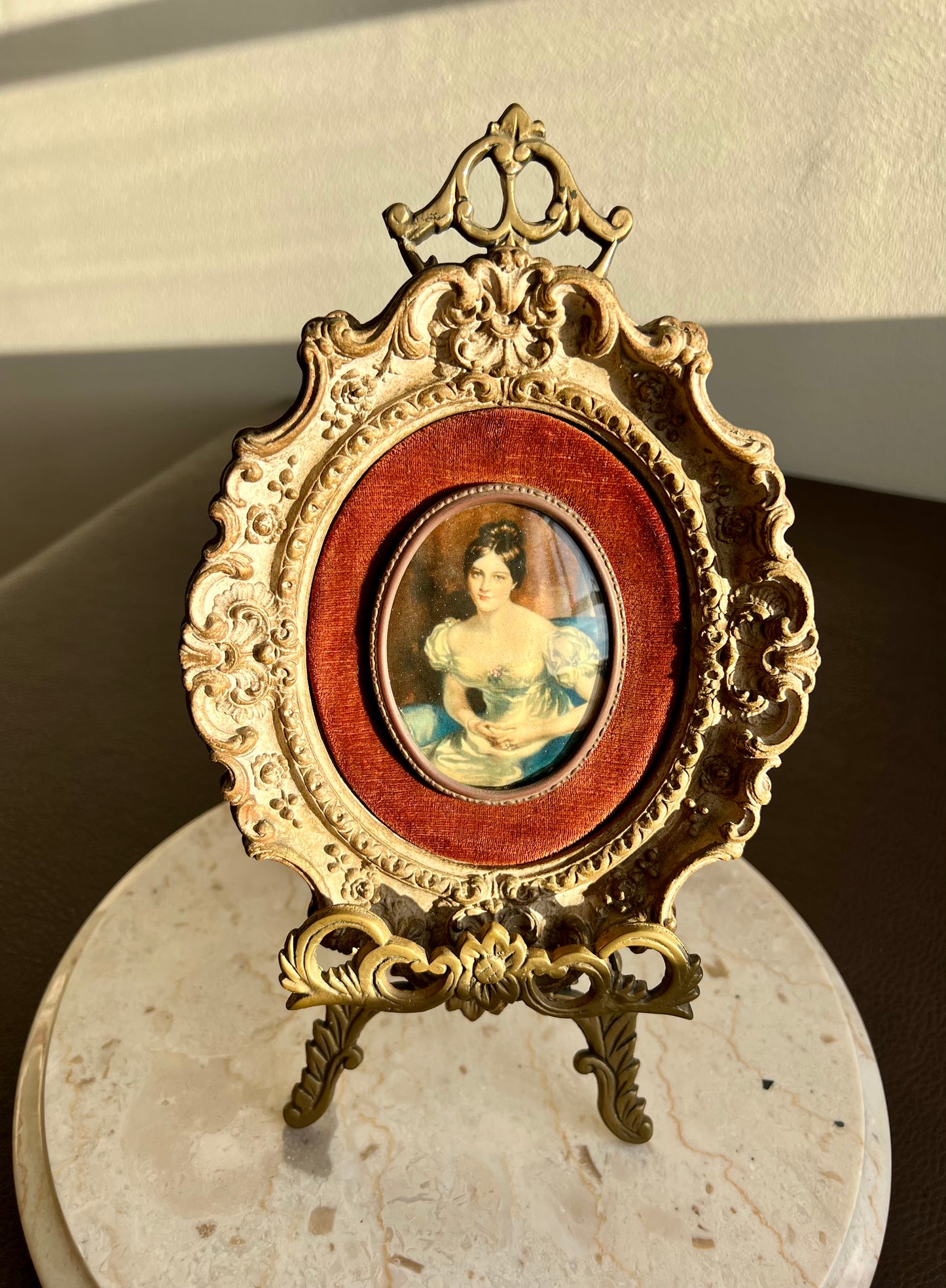 Cameo Creation Lady Vintage Oval Print Picture Wall Decoration