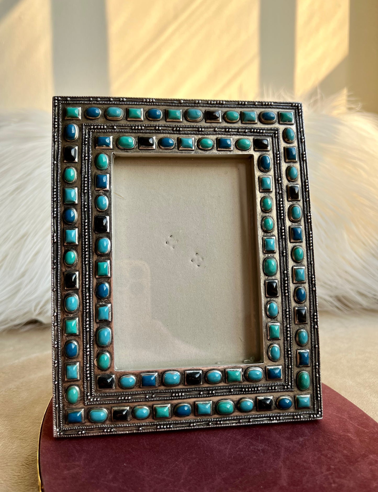 RAJ Blue Stones Picture Frame