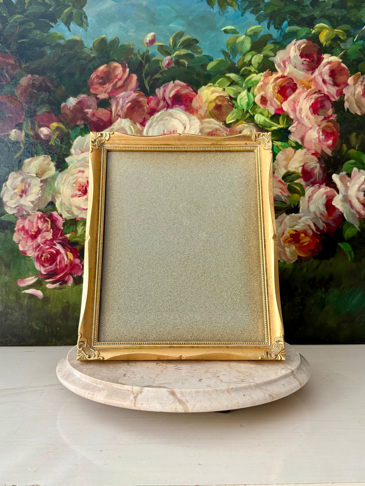 Vintage Connoisseur Gilded Ornate Photo/ Picture Frame From the Estate Sale of Miriam Parkes in Beverly Hills