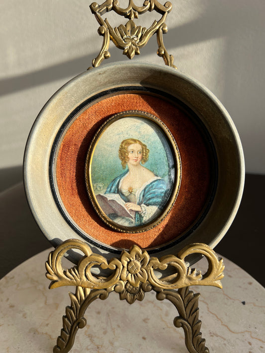 Cameo Creation Vintage Wall Art Decor Print Picture Countess Cowper by Vincent Nesbert