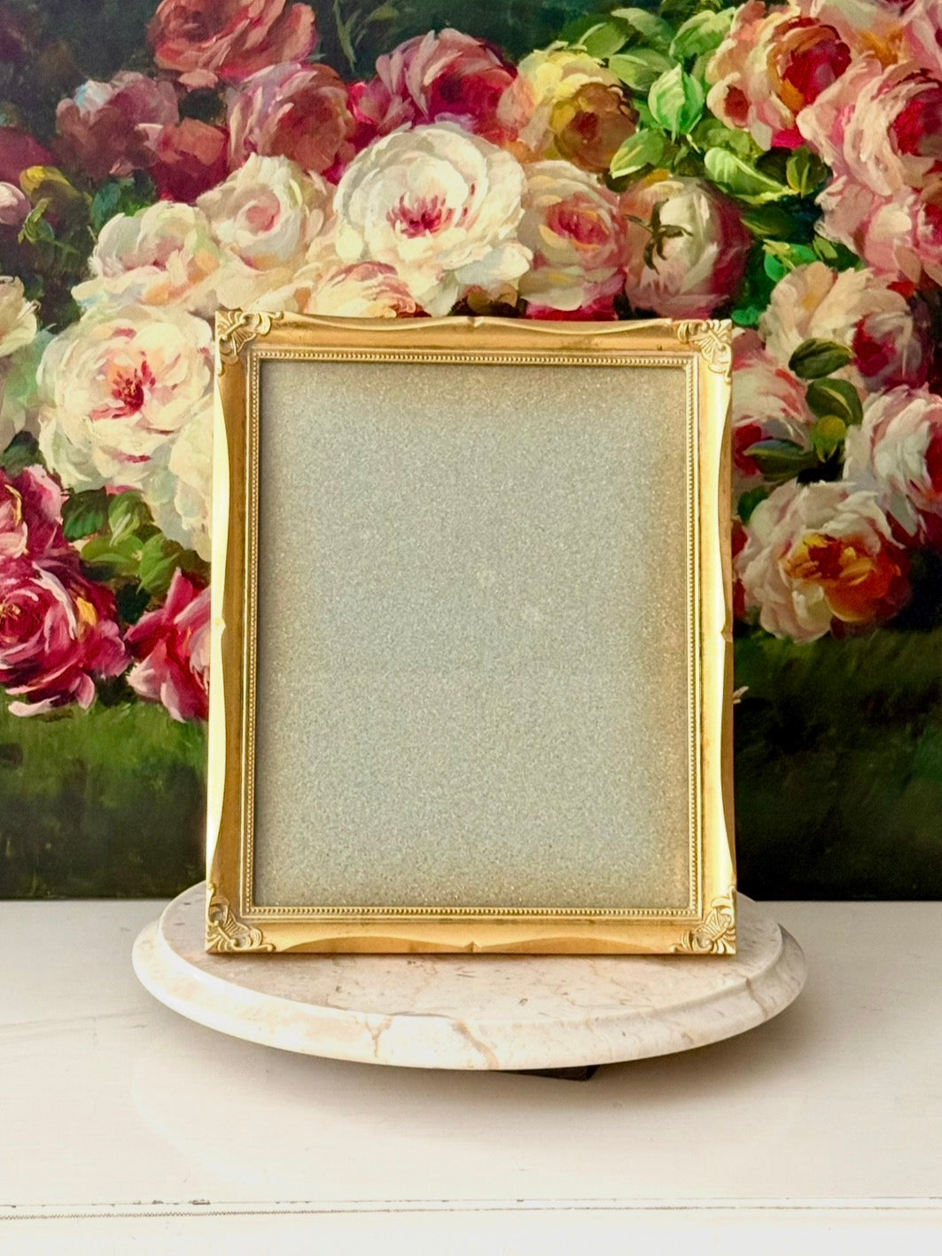 Vintage Connoisseur Gilded Ornate Photo/ Picture Frame From the Estate Sale of Miriam Parkes in Beverly Hills