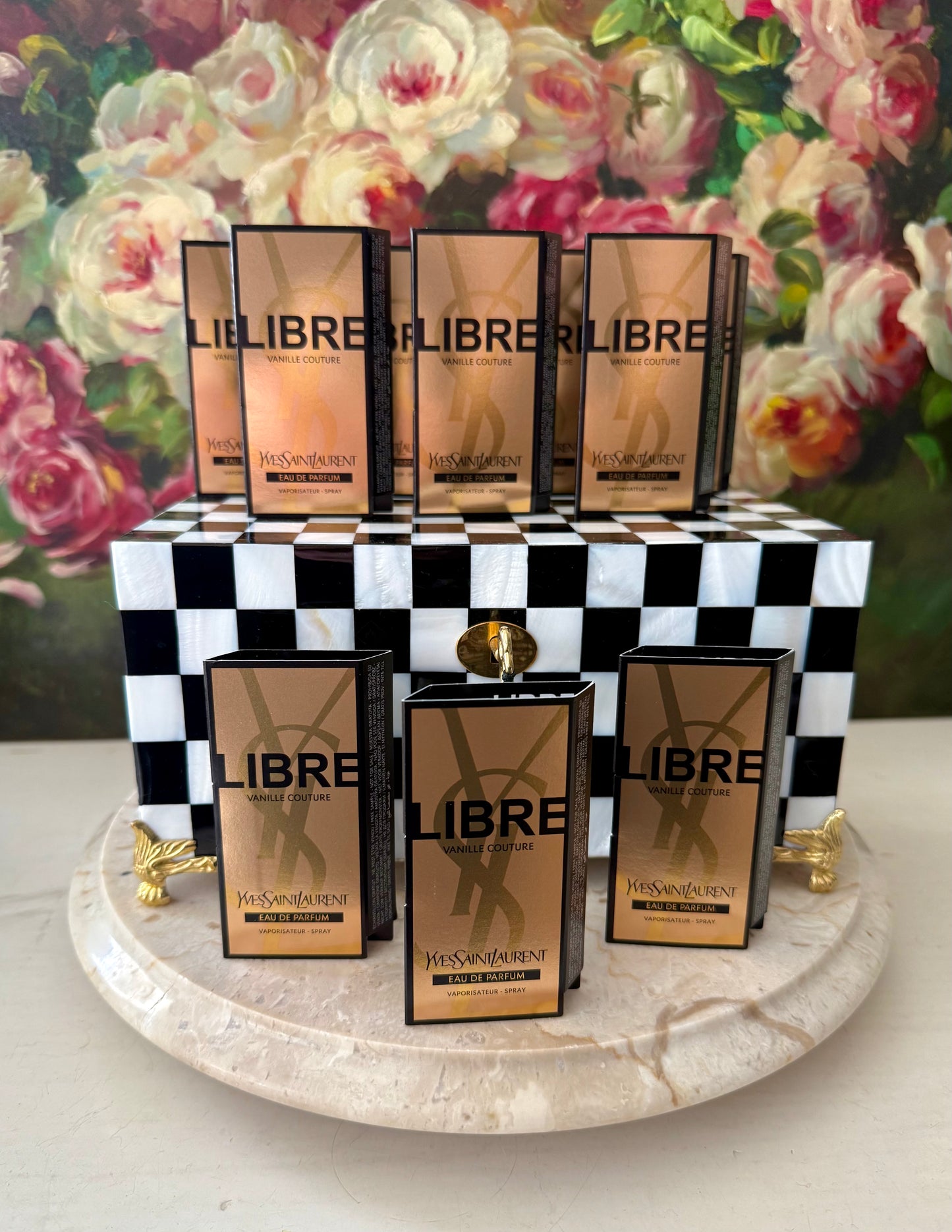 10 Pack YSL Yves Saint Laurent All New YSL Libre Vanille Couture EAU DE PARFUM Samples - Made in France