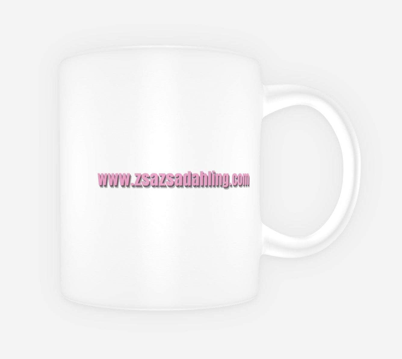 Zsa Zsa Dahling Original Unique New “Palm Springs, Dahling” Mug - Pink