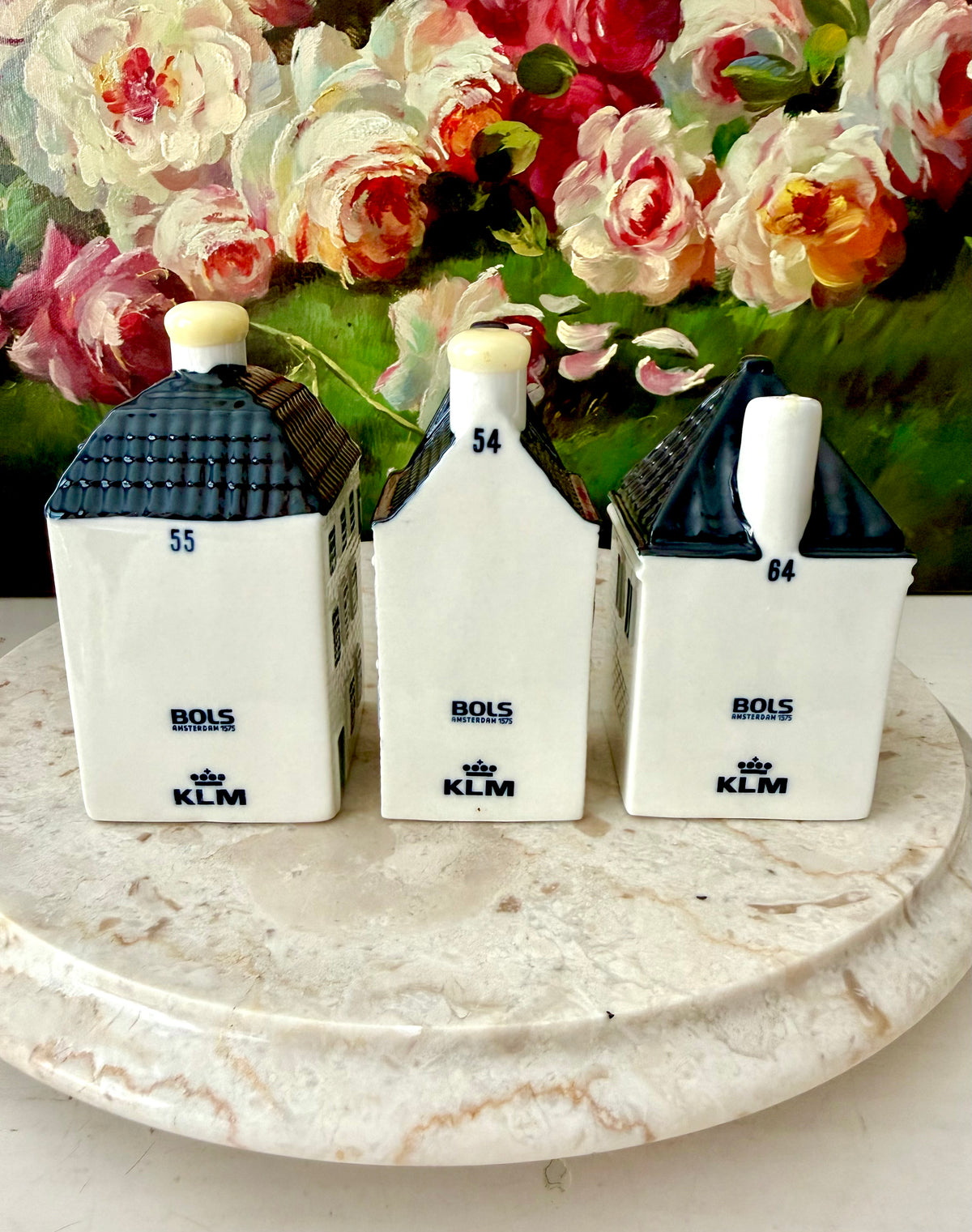 KLM Delft Blue Miniature Vintage Porcelain Dutch House - Nr. #54, #55, #64 - This price is only for one product!