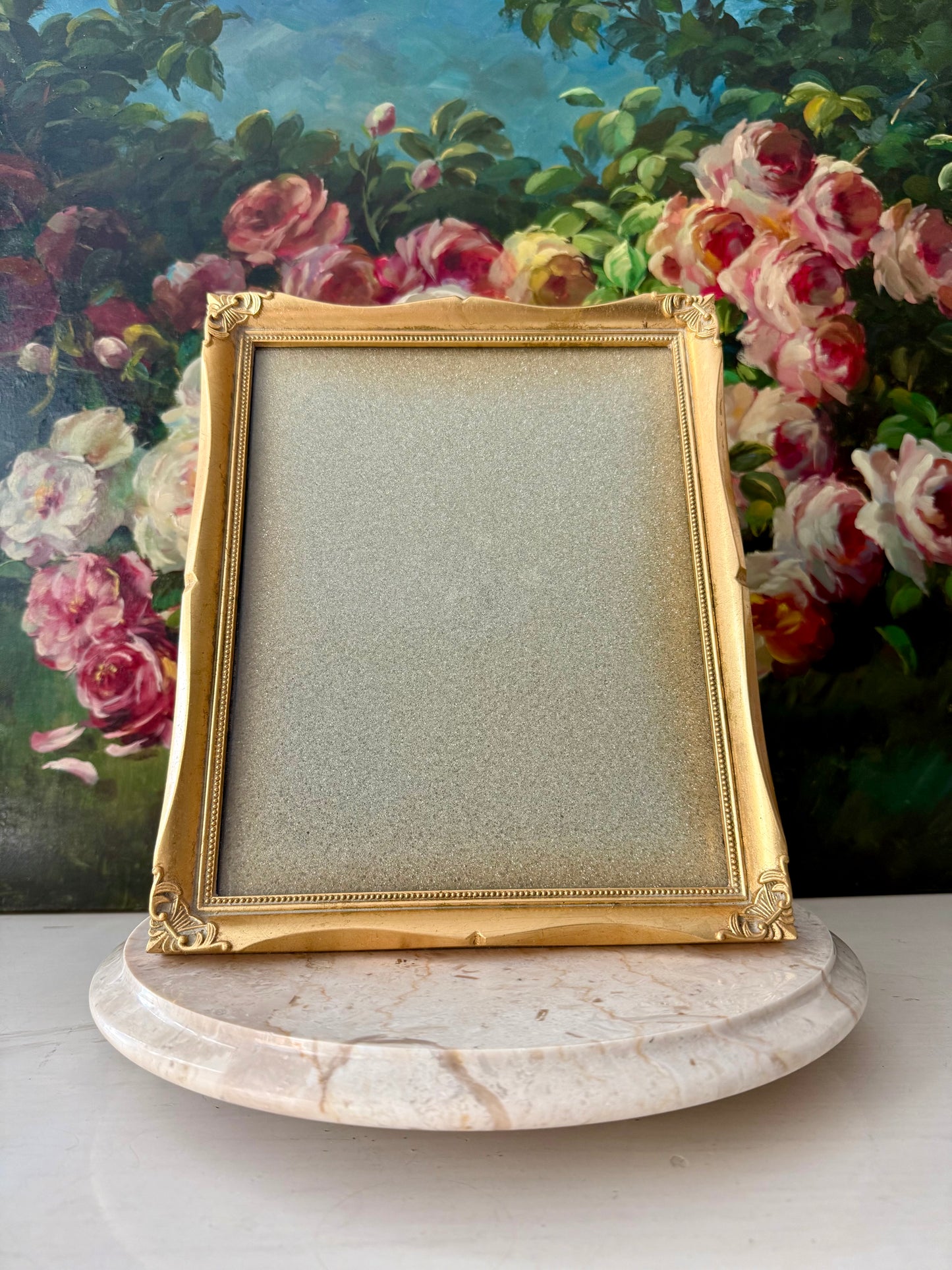 Vintage Connoisseur Gilded Ornate Photo/ Picture Frame From the Estate Sale of Miriam Parkes in Beverly Hills