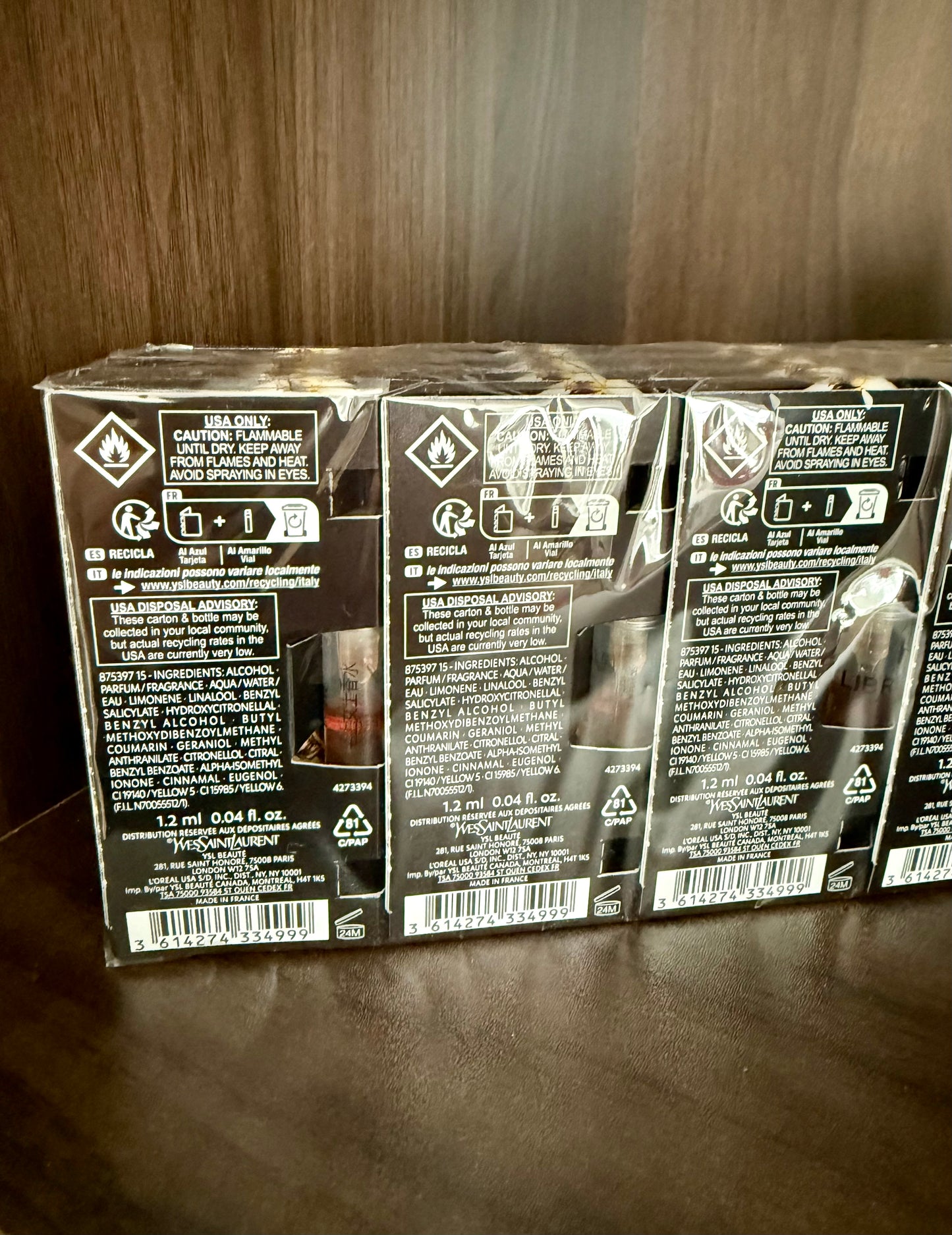 Yves Saint Laurent 16 Pack All New YSL Libre Vanille Couture EAU DE PARFUM - Made in France