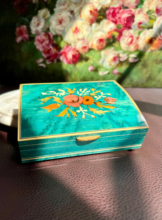 Vintage REUGE Swiss Wooden Working Music Jewelry Box, from the 60s, Playing “Doctor Zhivago - Lara's Theme”