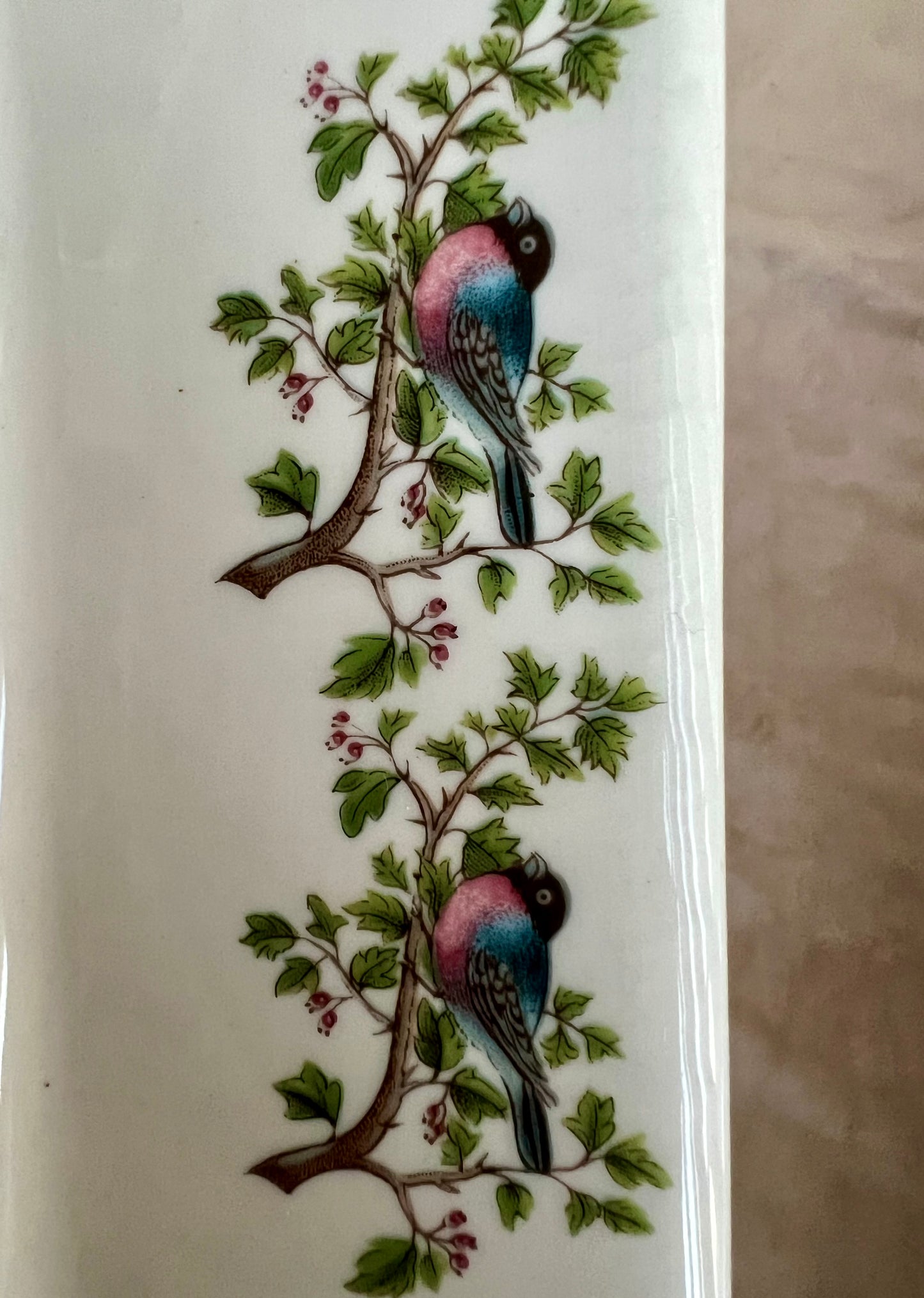 Portmeirion Birds Of Britain "Wood Duck" Vintage Baking Dish