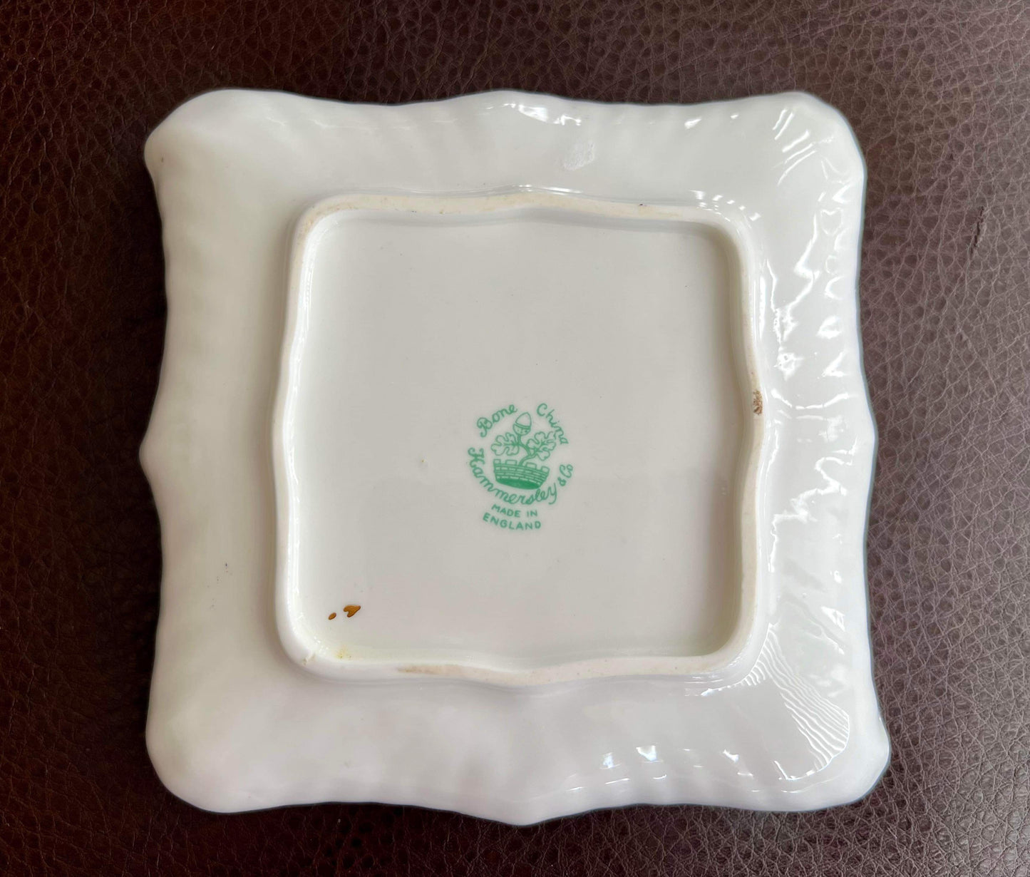 Hammersley Fine Bone China Square Dish - Made in England