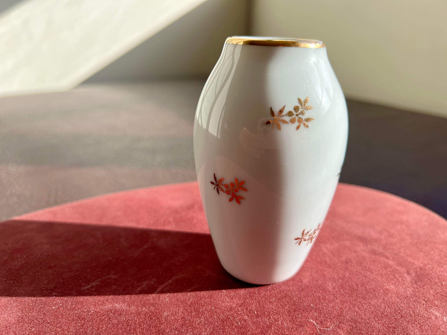 Small Vintage Limoges Porcelain Vase, Made in France