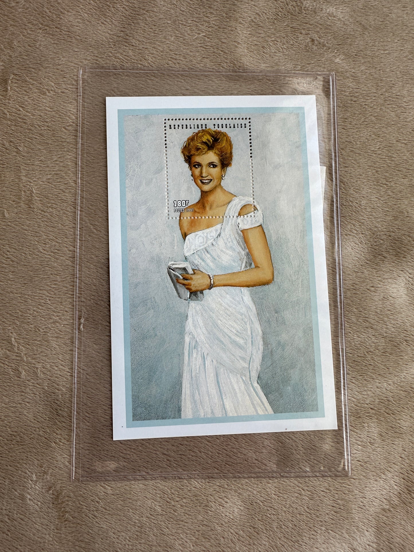 Princess Diana Commemorative Stamp Set - 7 individual pieces