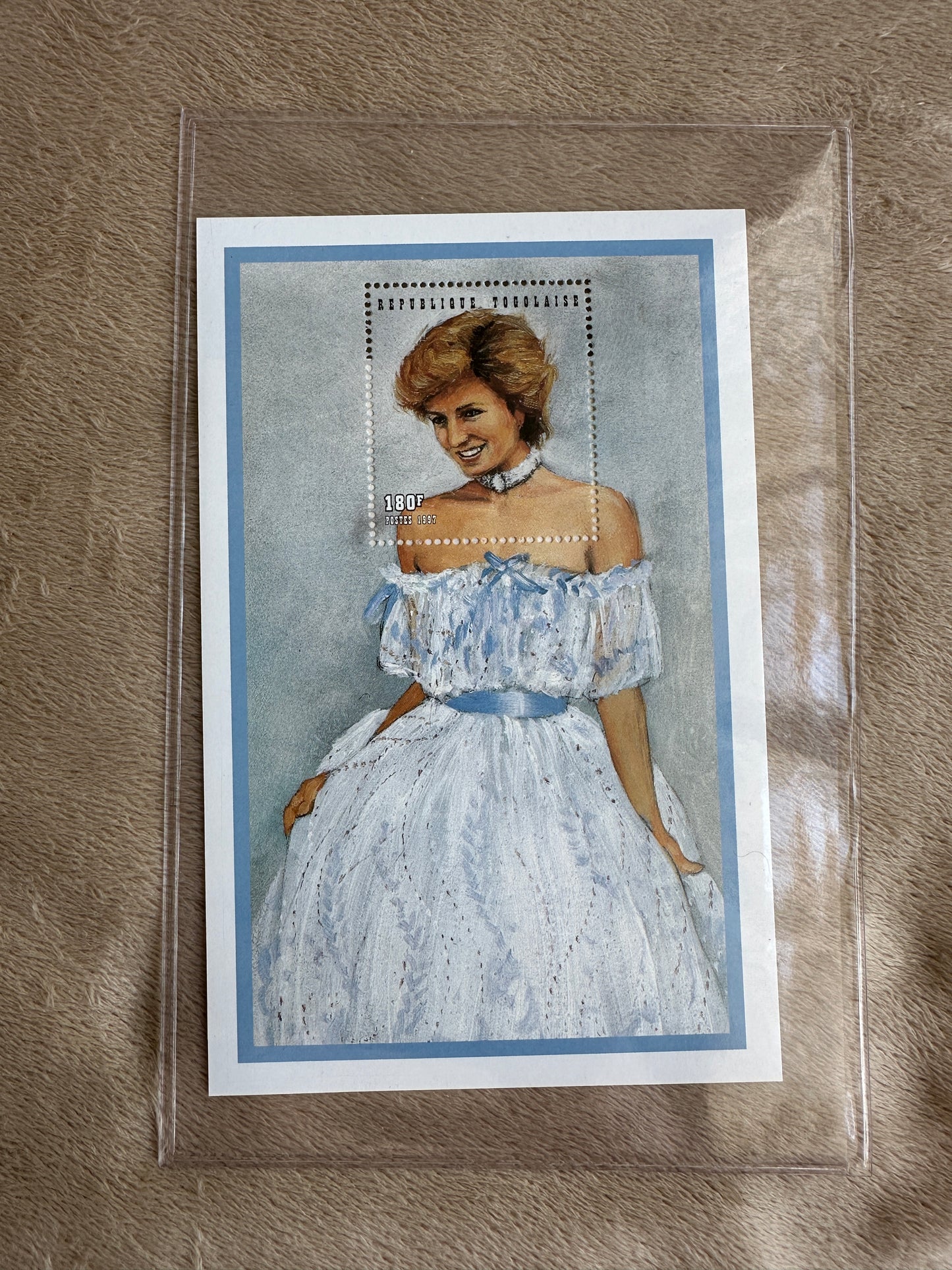 Princess Diana Commemorative Stamp Set - 7 individual pieces