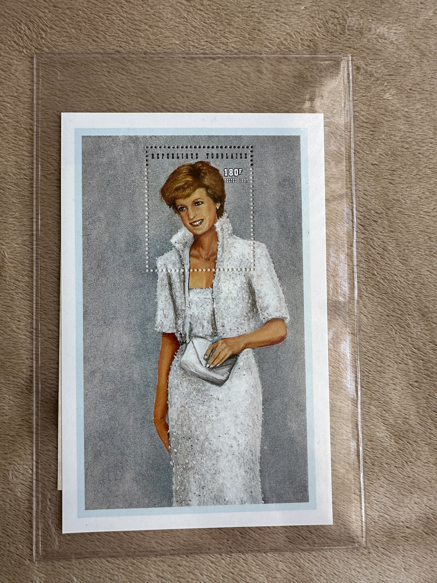 Princess Diana Commemorative Stamp Set - 7 individual pieces