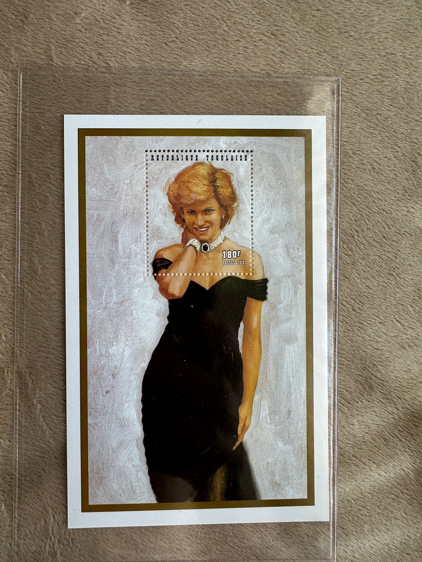 Princess Diana Commemorative Stamp Set - 7 individual pieces