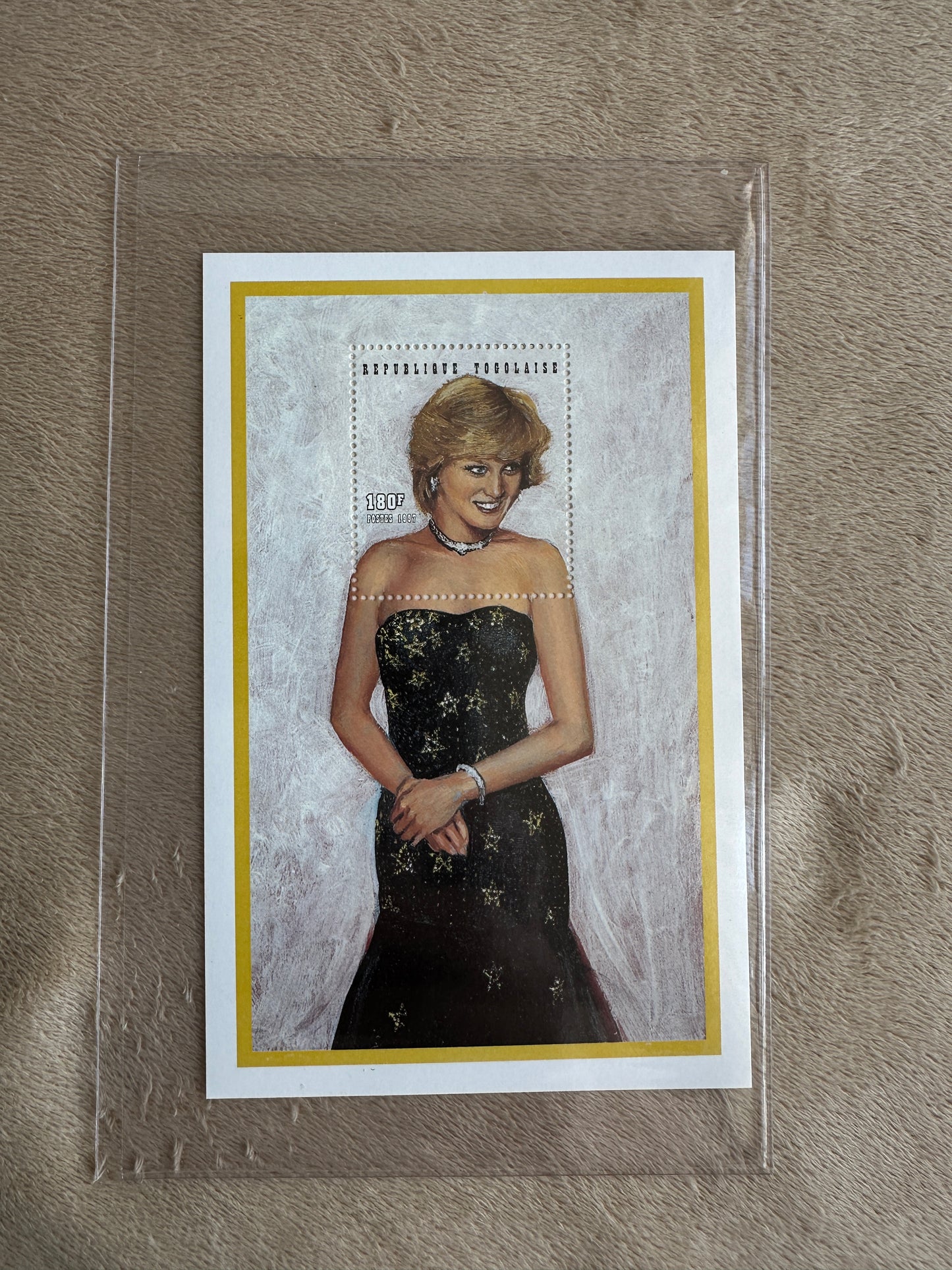 Princess Diana Commemorative Stamp Set - 7 individual pieces