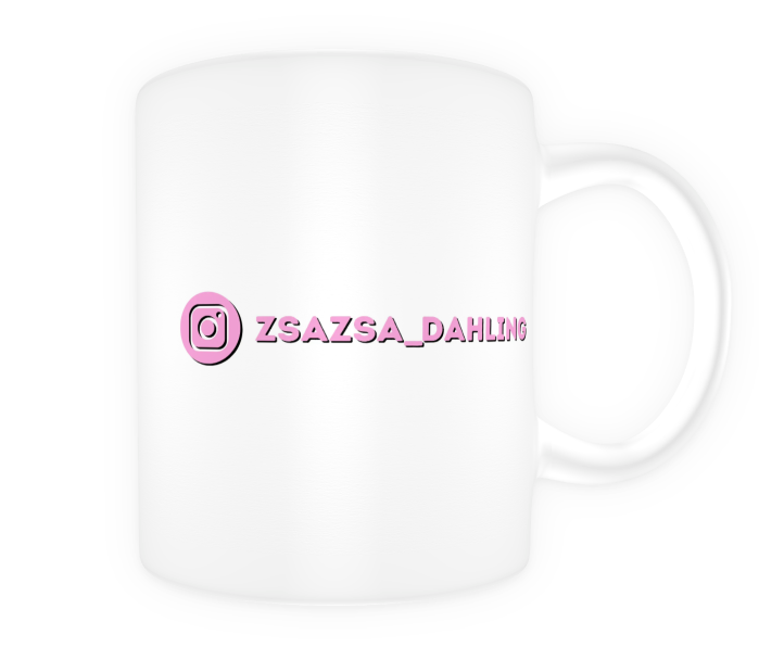 Zsa Zsa Dahling Original Mug - Pink