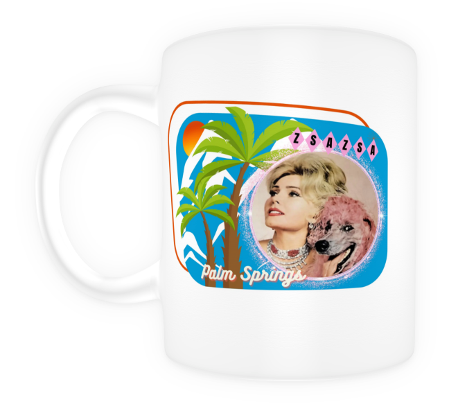 Zsa Zsa Dahling Original Mug - Blue